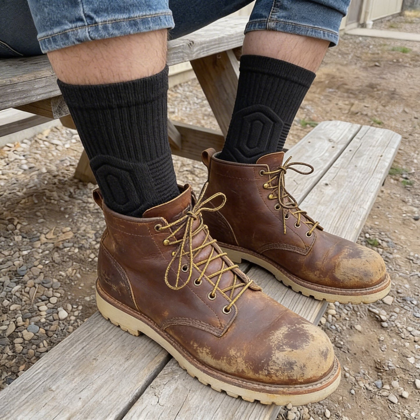 Chaussettes de travail renforcées